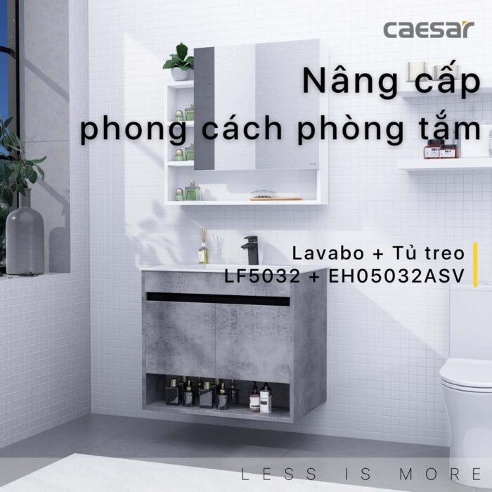 Tủ lavabo CAESAR LF5032 EH05032ASV - Ảnh 4
