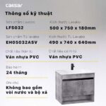 Tủ lavabo CAESAR LF5032 EH05032ASV - Ảnh 2