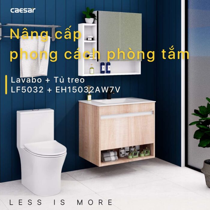 Tủ lavabo CAESAR LF5032 EH15032AW7V - Ảnh 4