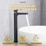 Vòi lavabo CAESAR B061CBU cổ cao nước lạnh - Ảnh 7