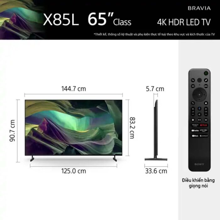 Tivi Sony KD-65X85L 65 Inch 4K LED Google - Ảnh 3