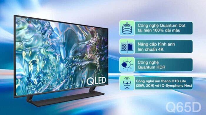 Tivi Samsung QA50Q65DAKXXV QLED 50 Inch 4K Smart - Ảnh 2
