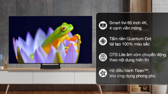 Tivi Samsung QA65Q60BAKXXV 65 Inch 4K QLED Smart - Ảnh 2
