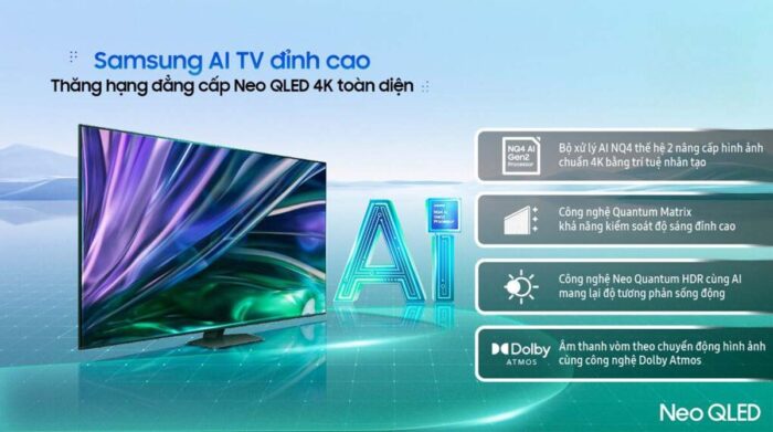 Tivi Samsung QA65QN85DBKXXV NEO QLED 65 Inch 4K Smart - Ảnh 2