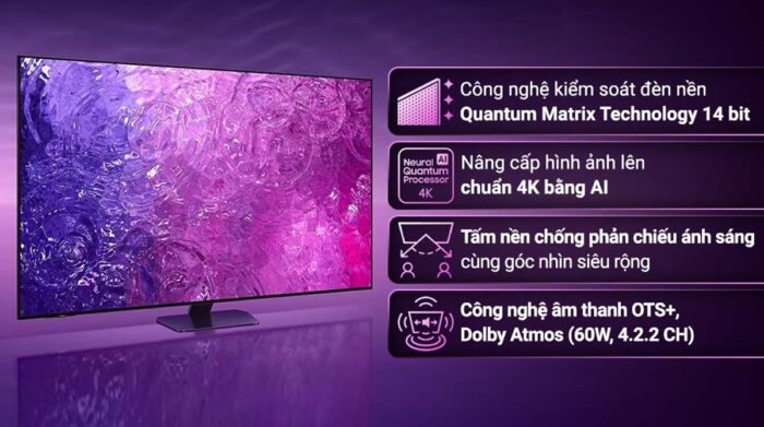 Tivi Samsung QA75QN90CAKXXV 75 Inch 4K Neo QLED Smart - Ảnh 2