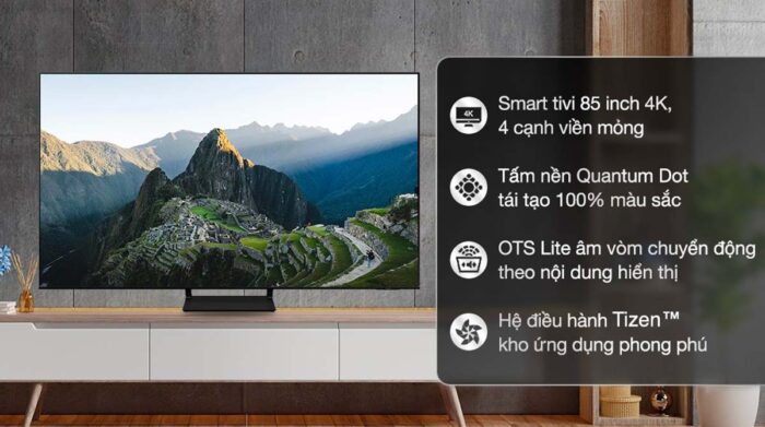 Tivi Samsung QA85Q60BAKXXV 85 Inch 4K QLED Smart - Ảnh 2