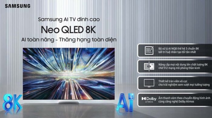 Tivi Samsung QA85QN900DKXXV 85 Inch 8K Neo QLED Smart - Ảnh 2