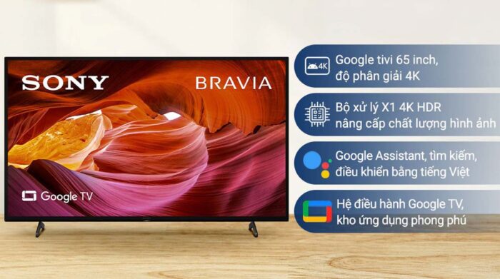 Tivi Sony KD-65X75K 65 Inch 4K LED Google - Ảnh 2