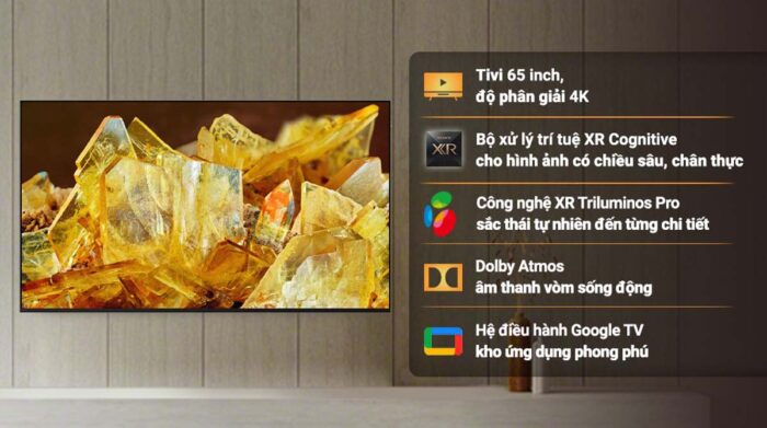 Tivi Sony XR-65X90L 65 Inch 4K LED Google - Ảnh 2