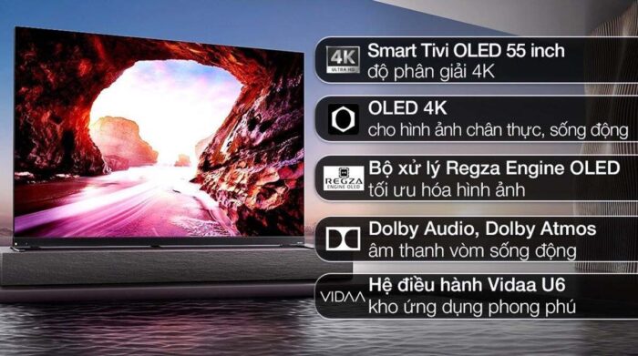 Tivi Toshiba 55X9900LP 55 Inch 4K OLED Smart - Ảnh 2