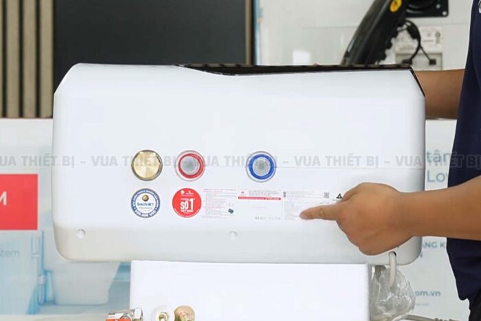 Bình nóng lạnh Rossi MARTINI 15L lít ngang MTI 15SL gián tiếp 2500w - Ảnh 2