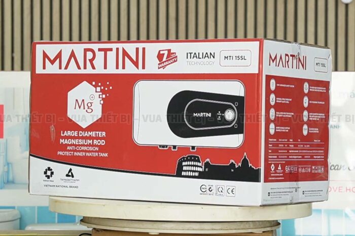 Bình nóng lạnh Rossi MARTINI 20L lít ngang MTI 20SL gián tiếp 2500w - Ảnh 6