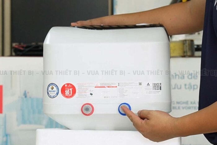 Bình nóng lạnh Rossi MARTINI 30L lít vuông MTI 30SQ gián tiếp 2500w - Ảnh 3