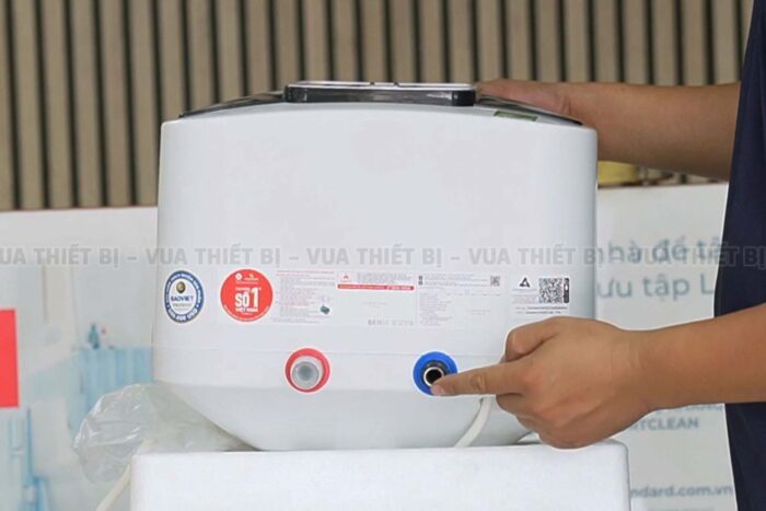 Bình nóng lạnh Rossi PURO 15L lít vuông RPO 15SQ gián tiếp 2500w - Ảnh 3