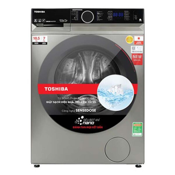 Máy Giặt Sấy Toshiba TWD-BM115GF4V(SK) Inverter 10.5Kg Sấy 7Kg