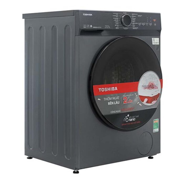 Máy giặt sấy Toshiba TWD-T21BU115UWV(MG) 10.5kg 7kg Inverter - Ảnh 4