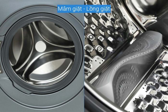 Máy giặt sấy Toshiba TWD-T21BU115UWV(MG) 10.5kg 7kg Inverter - Ảnh 8