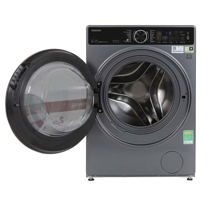 Máy giặt sấy Toshiba TWD-T25BZU115MWV(MG) 10.5kg 7kg Inverter - Ảnh 4