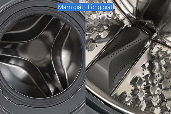 Máy giặt sấy Toshiba TWD-T25BZU115MWV(MG) 10.5kg 7kg Inverter - Ảnh 8