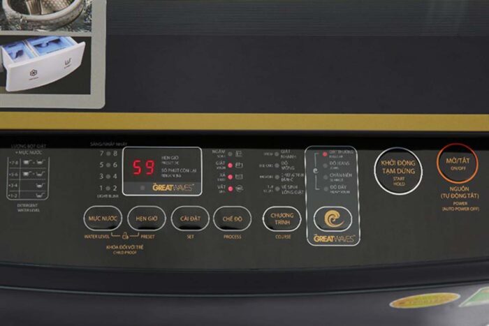 Máy giặt Toshiba AW-DM1100PV(KK) Inverter 10kg - Ảnh 6