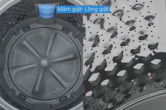 Máy giặt Toshiba AW-DUM1600LV(SG) Inverter 15kg - Ảnh 9