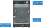 Máy giặt Toshiba AW-DUM1600LV(SG) Inverter 15kg - Ảnh 10