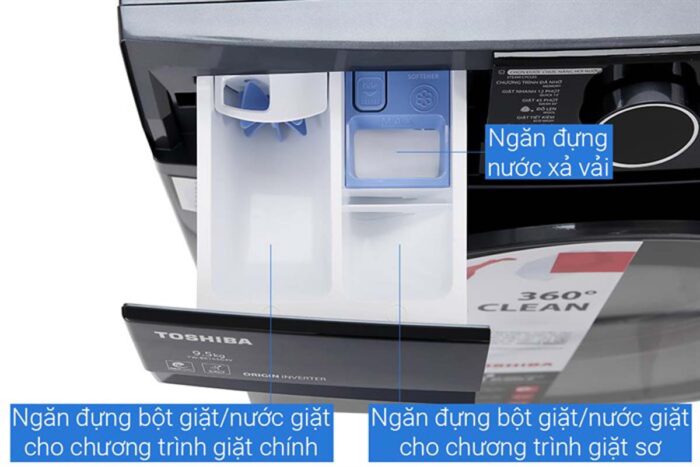 Máy giặt Toshiba TW-BK115G4V(MG) Inverter 10.5kg - Ảnh 6