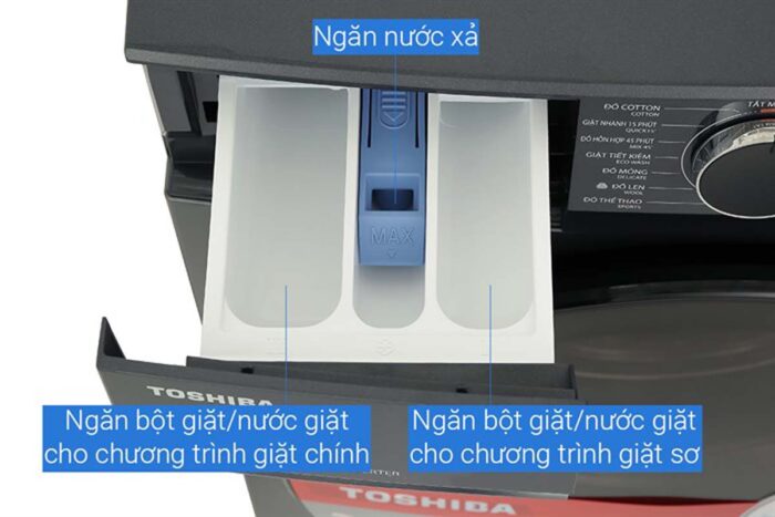 Máy giặt Toshiba TW-T21BU115UWV(MG) Inverter 10.5kg - Ảnh 6