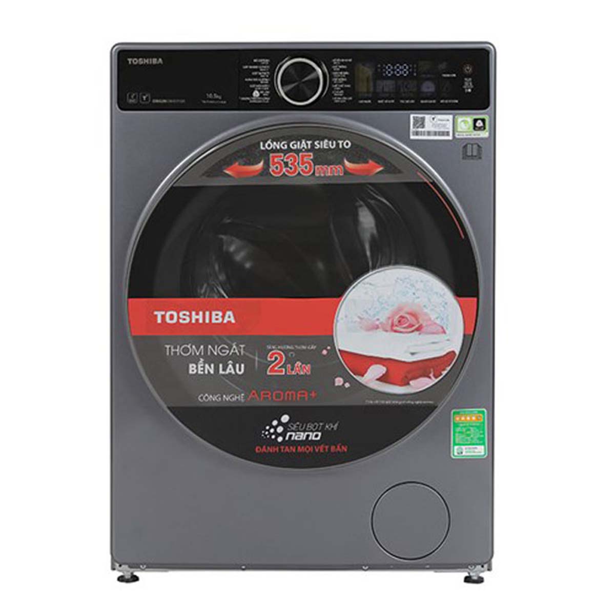 Máy giặt Toshiba TW-T25BZU115MWV(MG) Inverter 10.5 kg