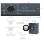 Máy giặt sấy Toshiba TWD-T21BU115UWV(MG) 10.5kg 7kg Inverter - Ảnh 2