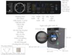 Máy giặt sấy Toshiba TWD-T25BZU115MWV(MG) 10.5kg 7kg Inverter - Ảnh 3