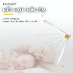 Bồn cầu treo tường CAESAR CPT1505 két nước âm TH1520 - Ảnh 9