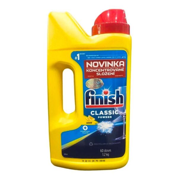 Bột rửa bát Finish Powder Classic 1.2kg hương chanh
