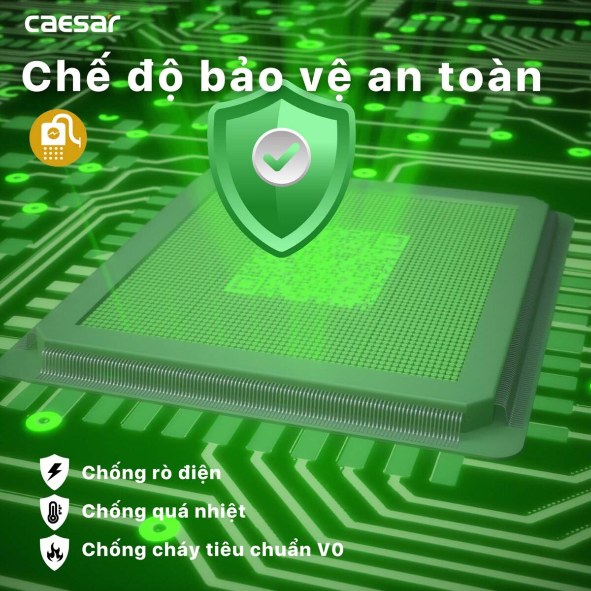 Bồn cầu thông minh CAESAR C1391F TAF512H nắp rửa điện tử - Ảnh 15