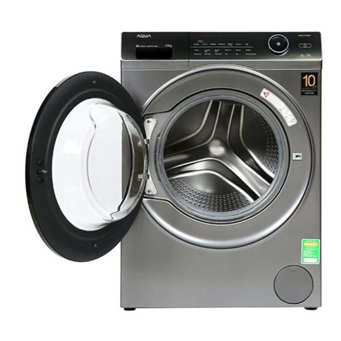 Máy giặt Aqua AQD-A1000G.S Inverter 10kg - Ảnh 4
