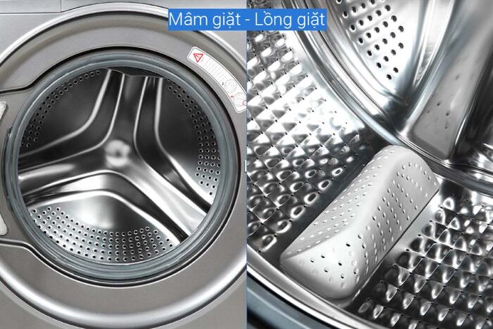 Máy giặt Aqua AQD-A1000G.S Inverter 10kg - Ảnh 8