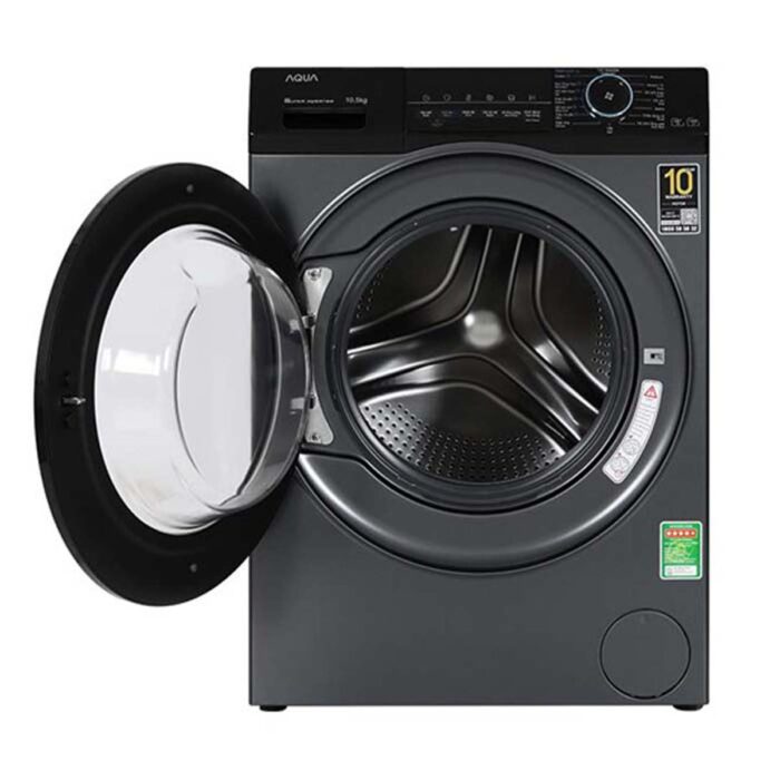 Máy giặt Aqua AQD-A1052J.BK Inverter 10.5kg - Ảnh 4