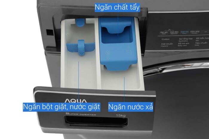 Máy giặt Aqua AQD-A1500H.PS Inverter 15kg - Ảnh 6