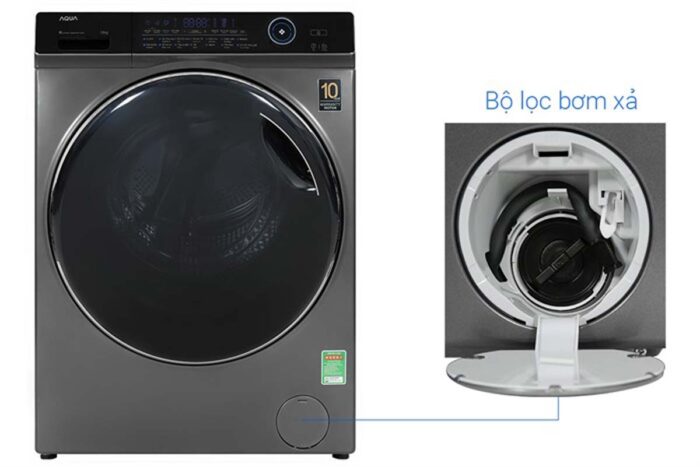 Máy giặt Aqua AQD-A1500H.PS Inverter 15kg - Ảnh 9