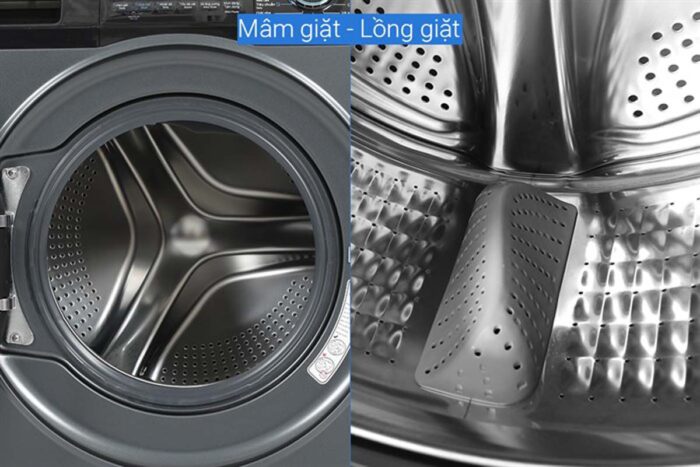 Máy giặt Aqua AQD-A852J.BK Inverter 8.5kg - Ảnh 7