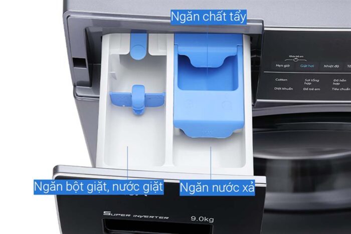 Máy giặt Aqua AQD-A900F.S Inverter 9kg - Ảnh 6