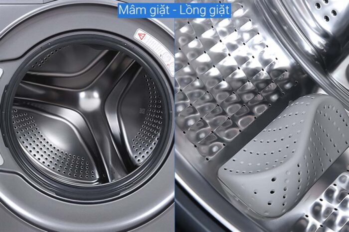 Máy giặt Aqua AQD-A900F.S Inverter 9kg - Ảnh 7