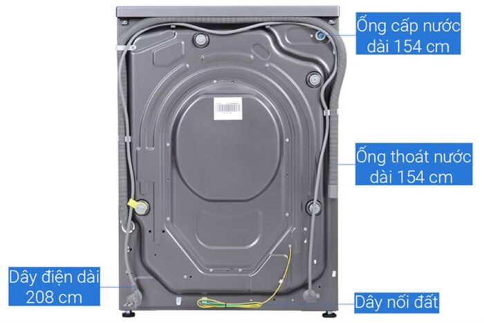 Máy giặt Aqua AQD-A900F.S Inverter 9kg - Ảnh 9