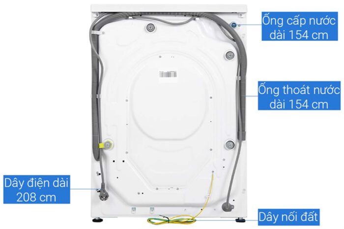 Máy giặt Aqua AQD-A900F.W Inverter 9kg - Ảnh 10