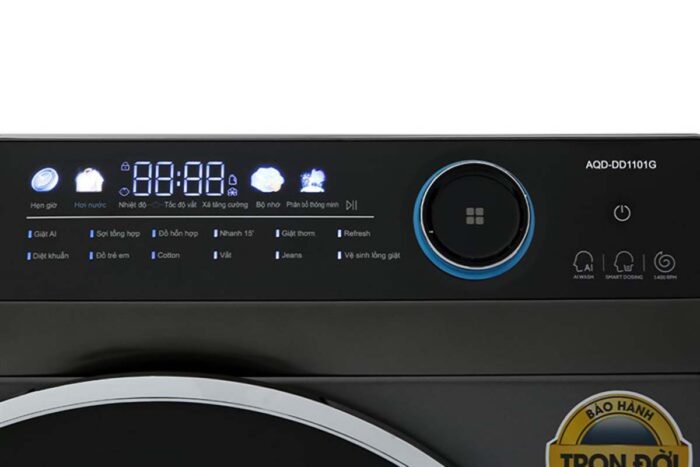 Máy giặt Aqua AQD-DD1101G.PS Inverter 11kg - Ảnh 6