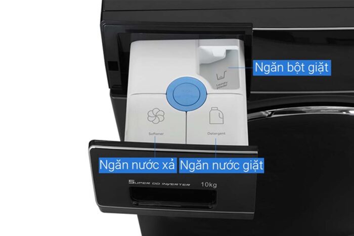 Máy giặt Aqua AQD-DDW1000J.BK Inverter 10kg - Ảnh 7