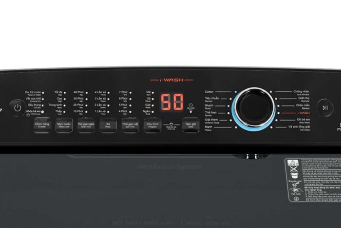Máy giặt Aqua AQW-DR120HT.BK Inverter 12kg - Ảnh 6