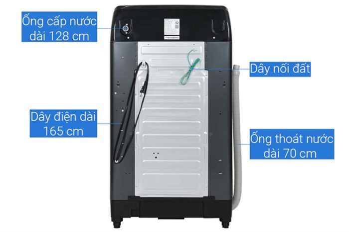 Máy giặt Aqua AQW-DR120HT.BK Inverter 12kg - Ảnh 10