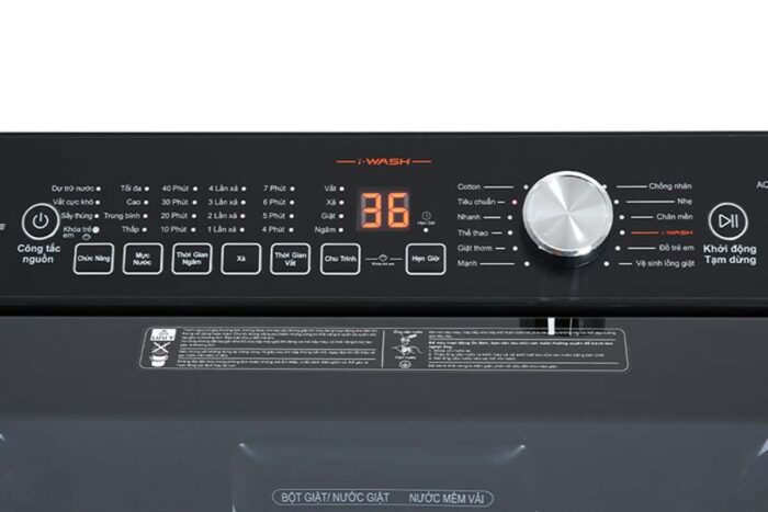 Máy giặt Aqua AQW-FR101GT.BK 10kg - Ảnh 6