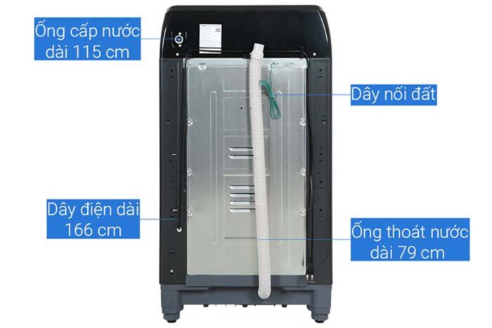 Máy giặt Aqua AQW-FR101GT.BK 10kg - Ảnh 11